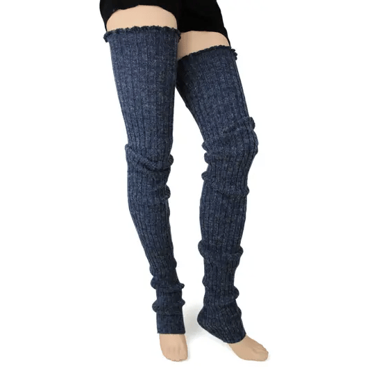 Over the knee leg warmers best sale